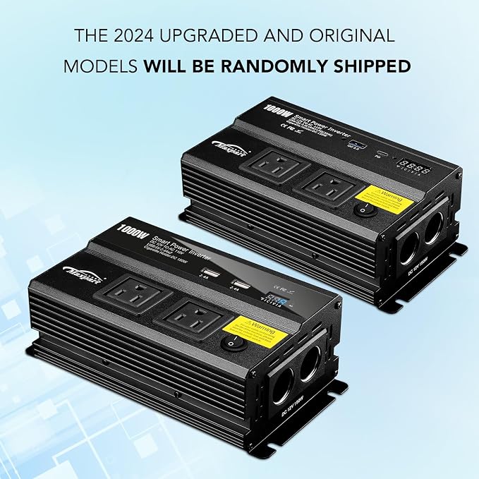 1000W Inverter for Car Power Inverters, 12v DC to 110v AC Converter - Image 5