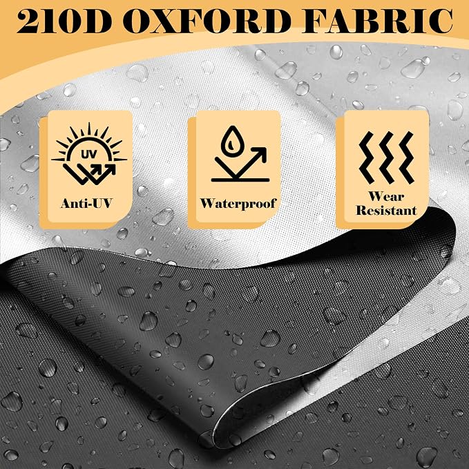 Prolee Bike Storage 7.3 x 5ft, Outside Storage Waterproof Oxford Fabric - Image 6