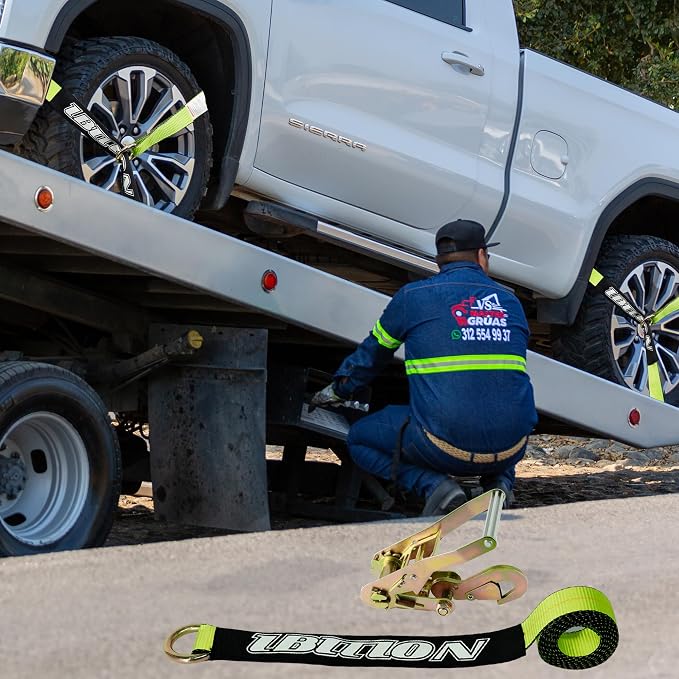 4 Pack Car Tie Down Straps for Trailers - Image 7