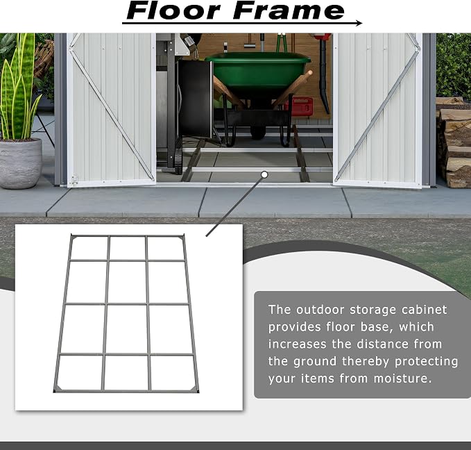 8×12 Ft Outdoor Storage Shed - Image 6