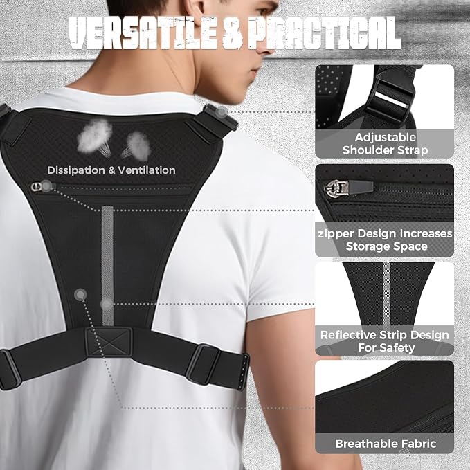 Outdoor Chest Bag For Men, EDC Chest Pack - Image 3