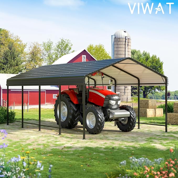 Carport 12x20 FT Metal Carport - Image 5