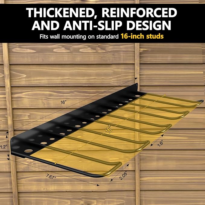 2 Pack Drill Holder, Power Tool Organizer Wall Mount, Heavy Duty Garage Storage - Image 5