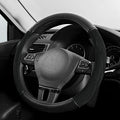 PIC AUTO Steering Wheel Cover, Silk Grain Leather Car Steering Wheel Protector by PICAUTO