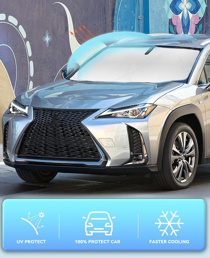 Sun Shade for UX Windshield Sunshades for 2019-2023 2024 2025 2026 Lexus UX SUV - Image 5