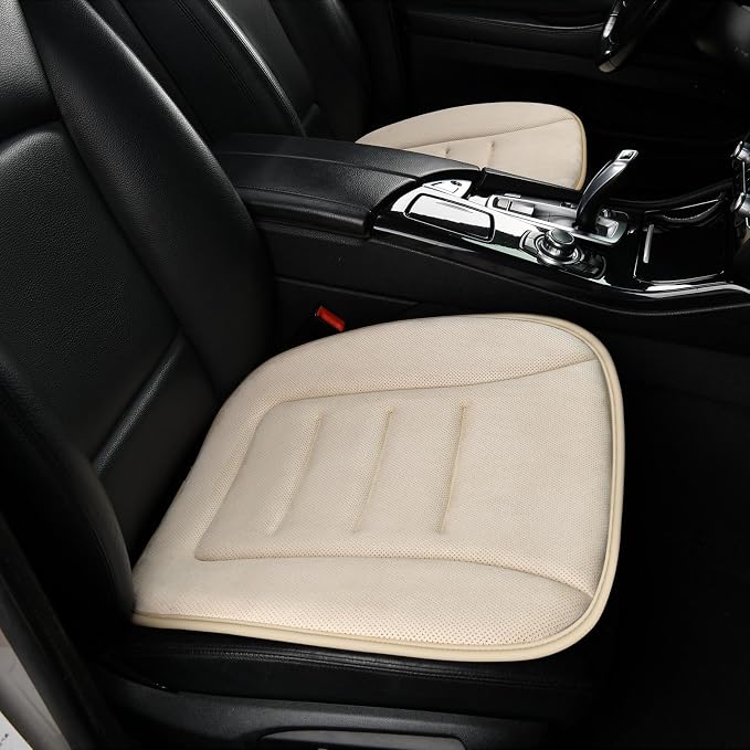 KAYI Car Seat Cushion, Memory Foam Car Seat Cushion, Anti Slip Rubber Bottom by KAYI