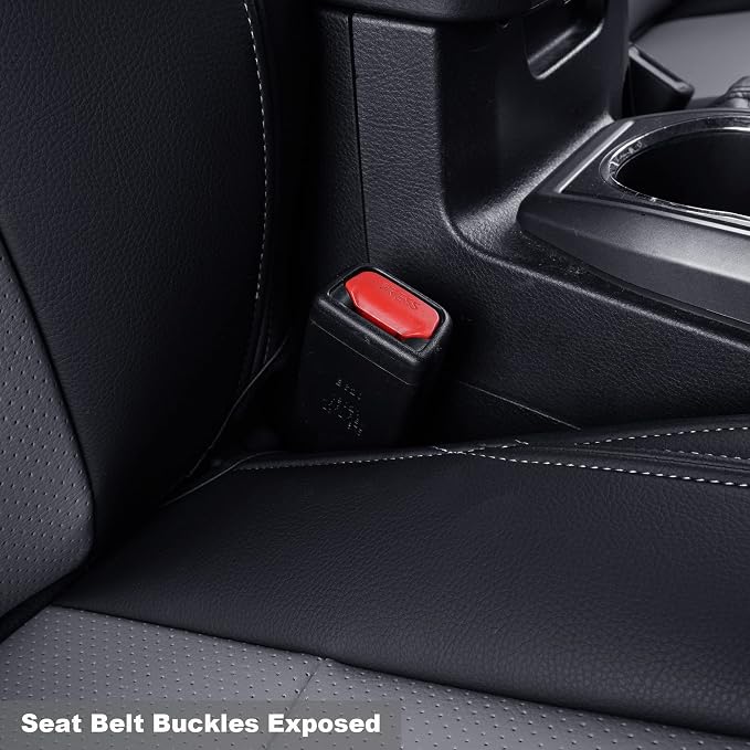 LUCKYMAN CLUB 2 Front Tacoma Seat Covers Custom Fit 2016-2023 Tacoma Crew Cab - Image 5
