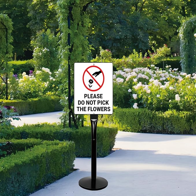 Parking Sign Stand with Base - Image 8