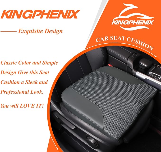 kingphenix Premium Car Seat Cushion, Memory Foam Driver Seat Cushion to Improve - Image 9