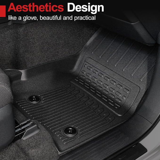 Floor Mats Set for 2025 Toyota 4Runner Fuel 5-Seater, Full Coverage All Weather - Image 3