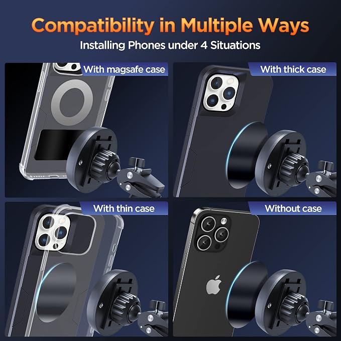 IPOW Magnetic Phone Holder for Car, Strongest Magnet Power Cell Phone Mount for - Image 7