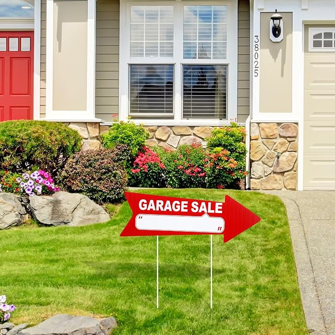 Wenqik 12 Pcs Garage Sale Signs - Image 4
