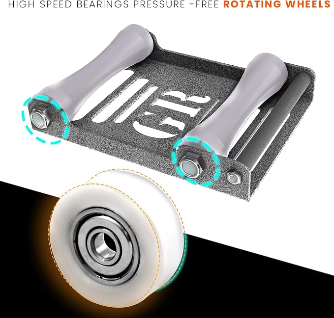 GRAND PITSTOP Motorcycle Roller Wheel Cleaning Stand - Image 5