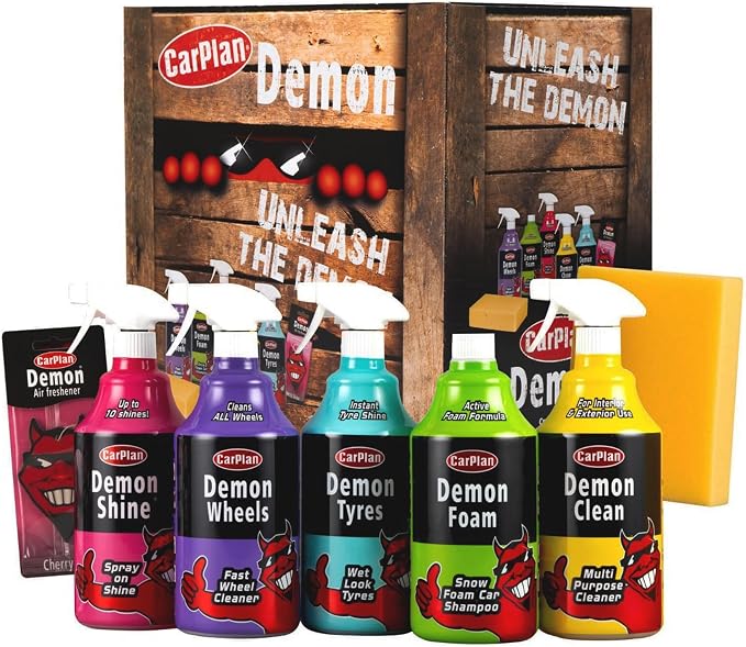 Demon 7 Piece Car Care Gift Pack by CarPlan