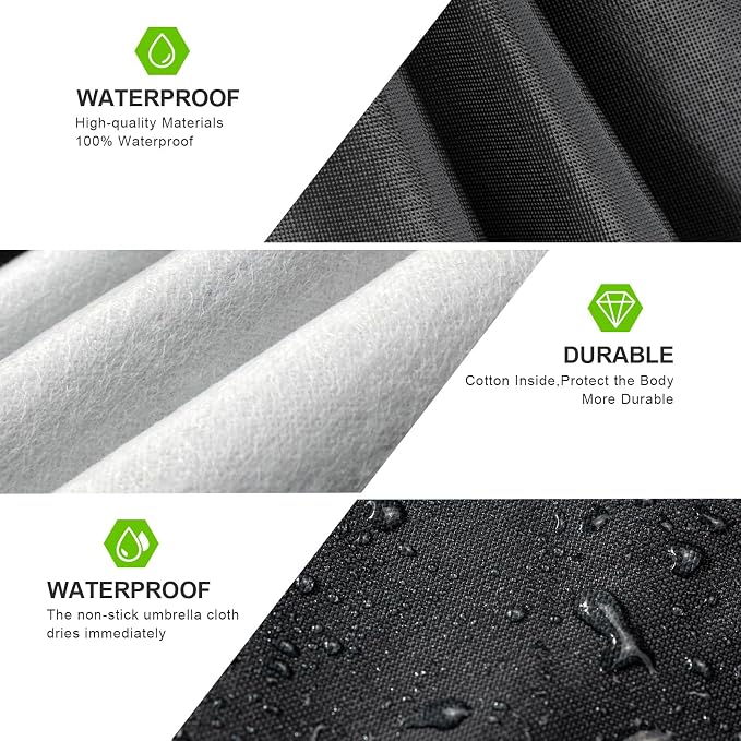 KouKou Car Cover Waterproof All Weather, 7 Layers Outdoor Car Covers - Image 2