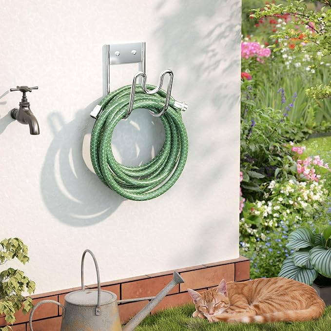 Stainless Steel Garden Hose Holder - Image 8