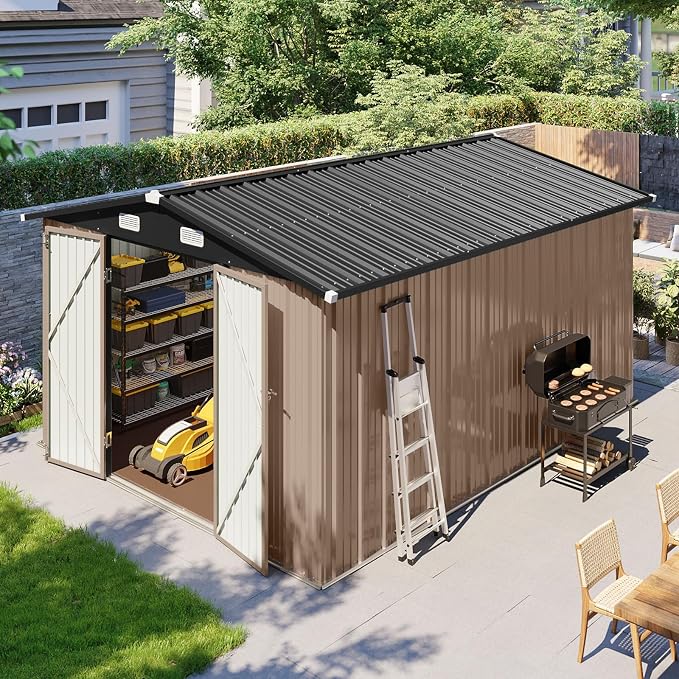 10x12 FT Outdoor Storage Shed - Image 8