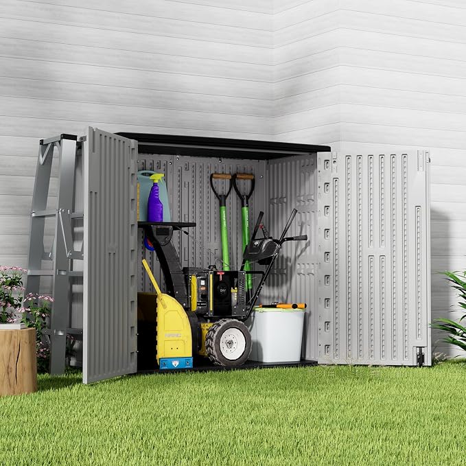 HOMSPARK 37 Cu.Ft Outdoor Storage Shed Weather Resistant - Image 3