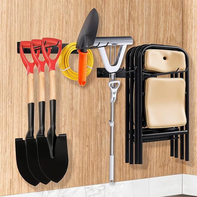 Folding Chair Storage Rack for Chair Organization and Garage Wall Mount Storage - Image 6