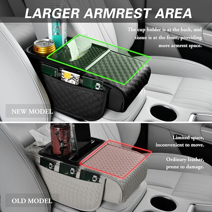 Car Center Console Cover, Armrest Cover - Image 3