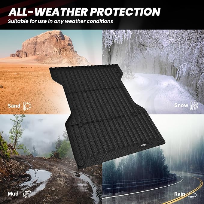 LASFIT Bed Mat for Toyota Tacoma 2023 2022 2021 2020 2019-2005 Truck Bed 5 ft - Image 5