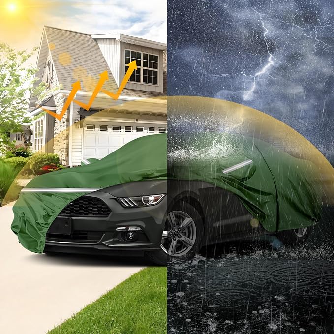 BOSSTONE Car Cover Custom Fit for Ford Mustang 1994-2025, Waterproof All - Image 4