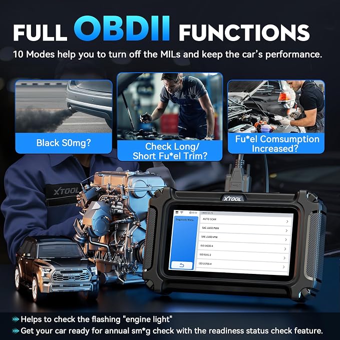 XTOOL D6S OBD2 Scanner Diagnostic Tool, 2025 Car Scanner - Image 4