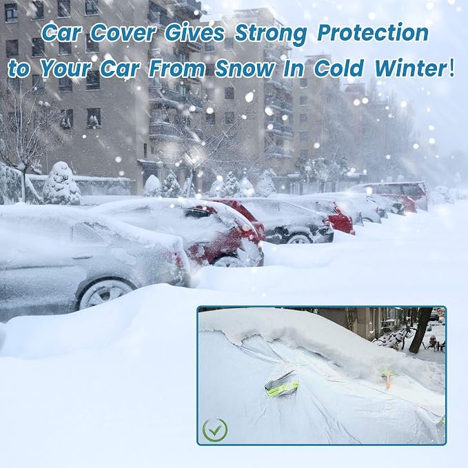 SUV Waterproof Car Covers for Automobiles All Weather Season UV Protection - Image 8
