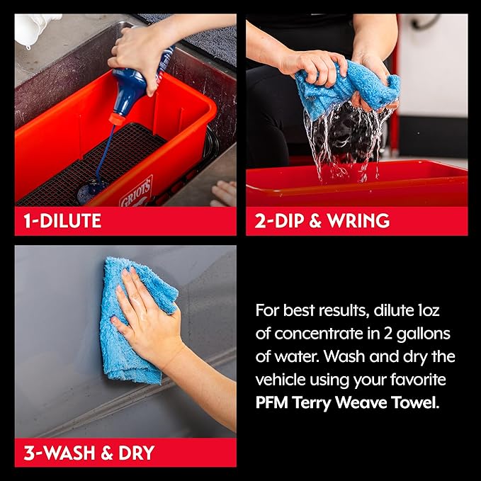 Griot's Garage Rinseless Wash for Car Cleaning and Detailing, No-Rinse Vehicle - Image 4