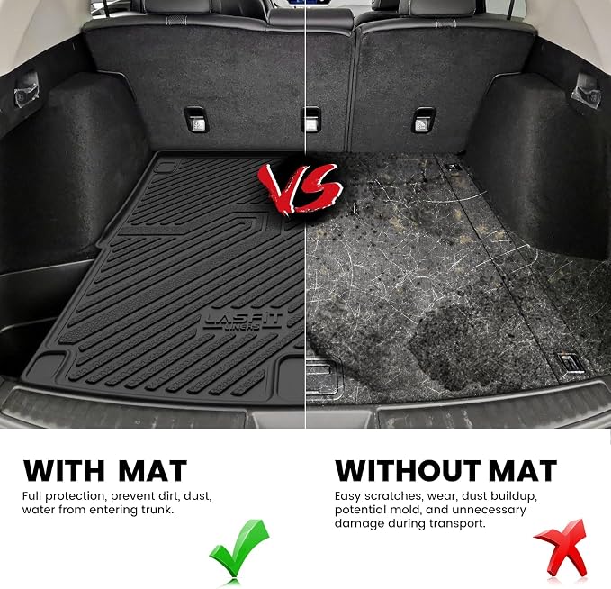 LASFIT Trunk Mat for Acura RDX 2025 2024 2023 2022 2021 2020 2019, All Weather - Image 7