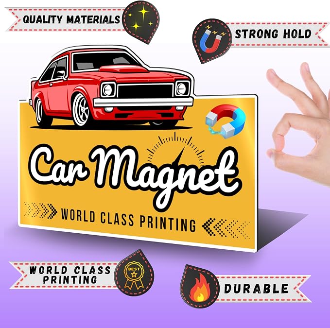 Custom Car Magnet with Your Logo ║ Advertise Your Business Vehicle Magnetic ║ - Image 2