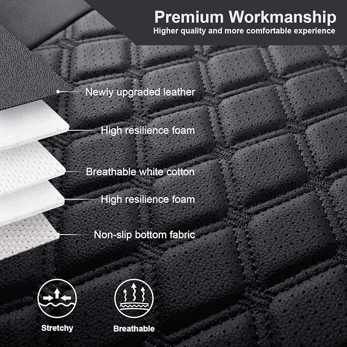 GIANT PANDA Customized Rear Car Seat Covers - Image 2