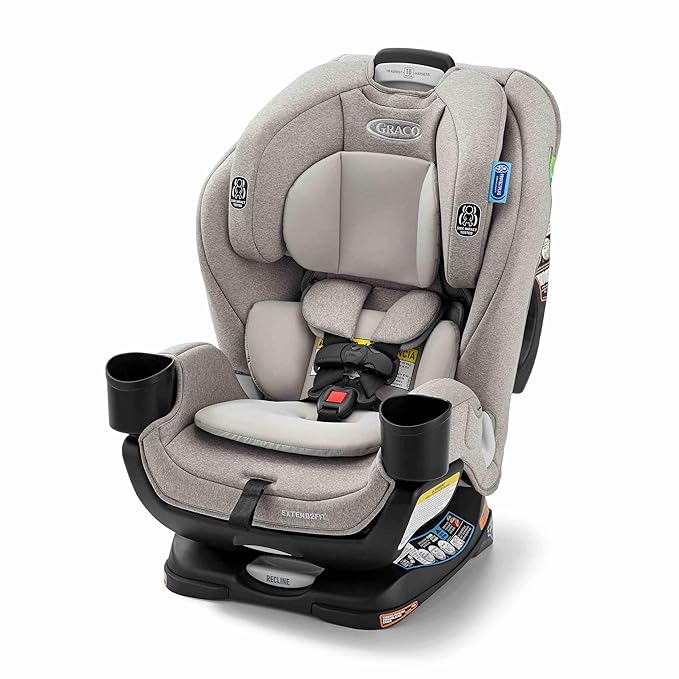 Graco Extend2Fit Convertible Baby Car Seat, Rear and Forward Facing, Adjustable by Graco