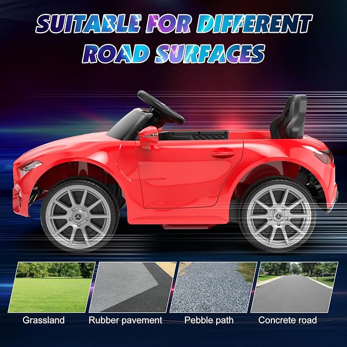 12V Kids Ride On Car with 2.4G Remote Control, Battery Powered Electric Car - Image 6