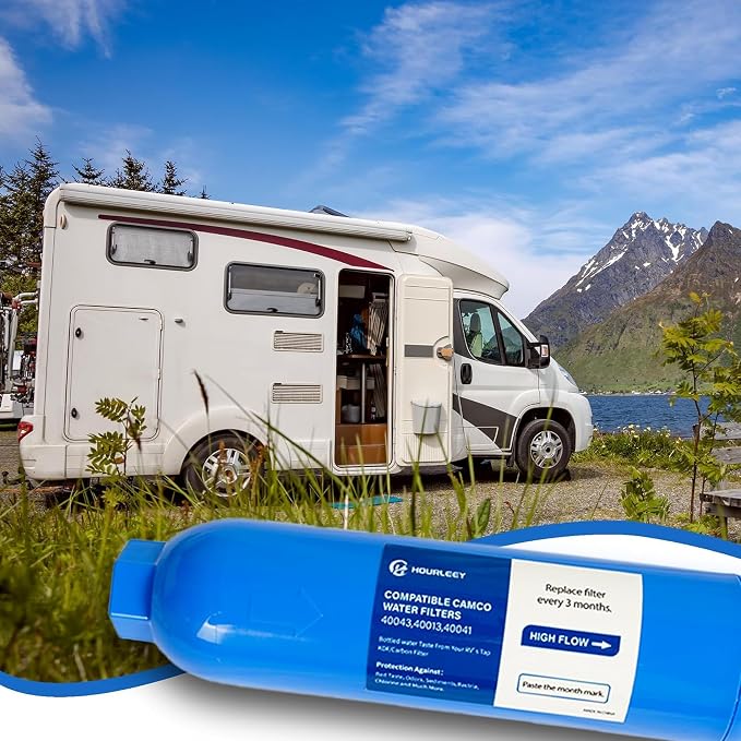 Hourleey 2 Pack RV Inline Water Filter, Chlorine and Sediment in Drinking Water - Image 6