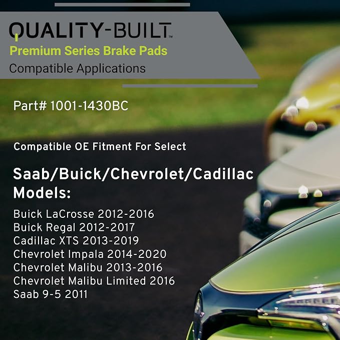 Premium Ceramic Rear Brake Pads Compatible - Image 3
