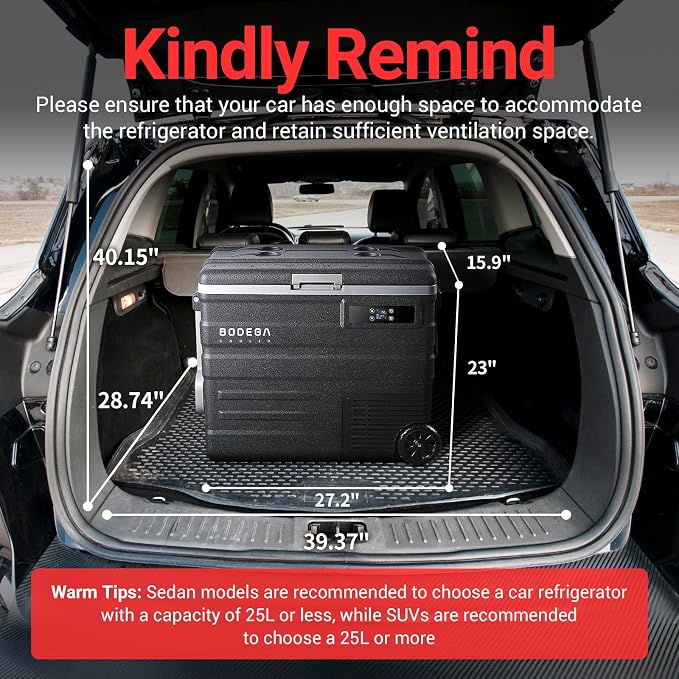 BODEGACOOLER 12 Volt Car Refrigerator, 68Quart Camping Fridge, RV Portable - Image 9