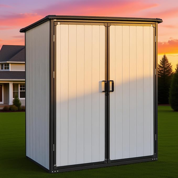 5x3 FT Resin Outdoor Storage Shed by Unknown