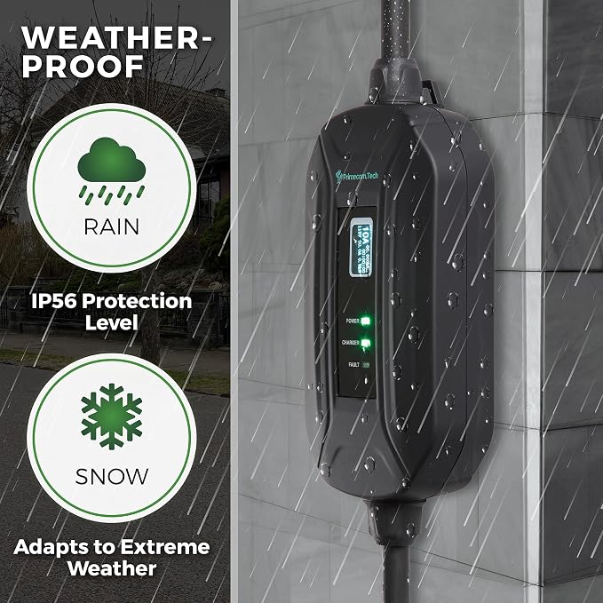 PRIMECOM Level 2 EV Charger 220/240V, 30ft & 50ft, Portable EVSE Electric - Image 7