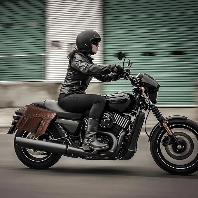NICECNC Motorcycle Saddle Bags, PU leather Motorcycle Saddlebags, Reinforced - Image 7