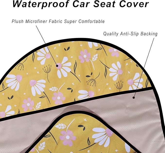 Car Seat Cover Protector Front Seats, - Image 5