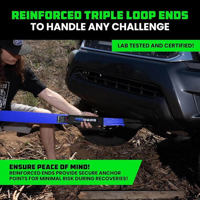 Rhino USA Recovery Tow Strap - Image 3