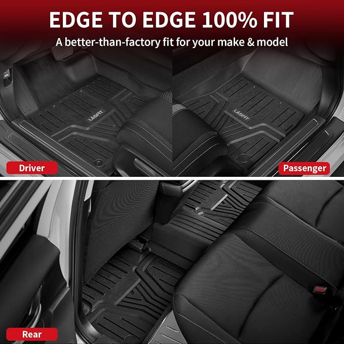 LASFIT Floor Mats for Honda Civic Sedan 2016-2021 & Hatchback 2017-2021 & Coupe - Image 7