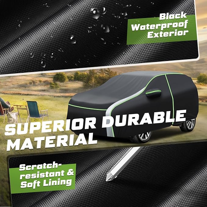 Mixsuper Liner Car Cover for Ford Escape 2000-2026, 7 Layers Waterproof Car - Image 5