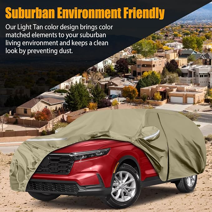 Waterproof Car Covers Replace for 2002-2025 Honda CRV, Windproof Bands for Snow - Image 5