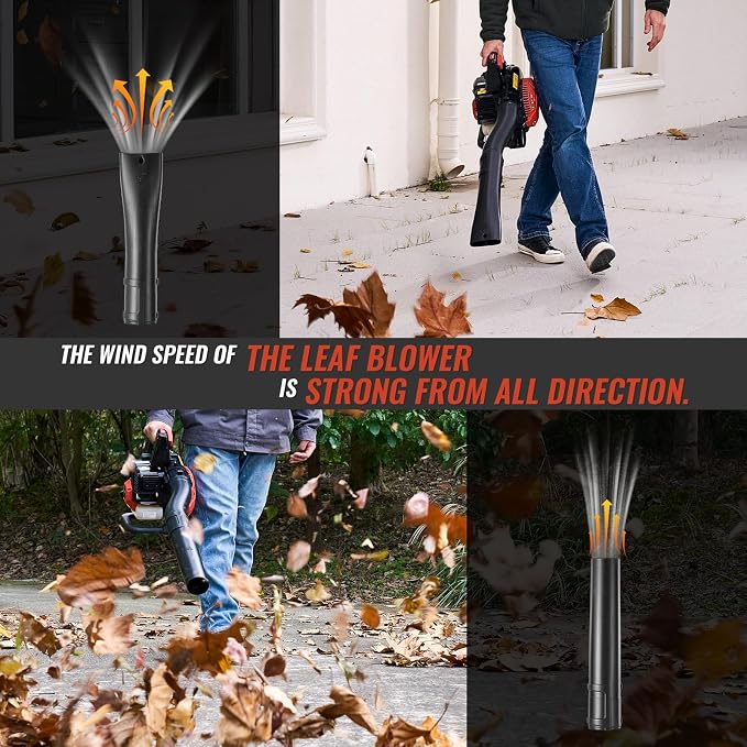 25CC Gas Leaf Blower 420-CFM, 2 Cycle Handheld Leaf Blower - Image 5