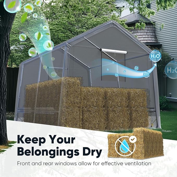 Quictent Heavy Duty 8x10FT Carport Shelter - Image 4
