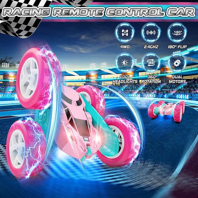 Pink Remote Control Car for Girls - Image 2
