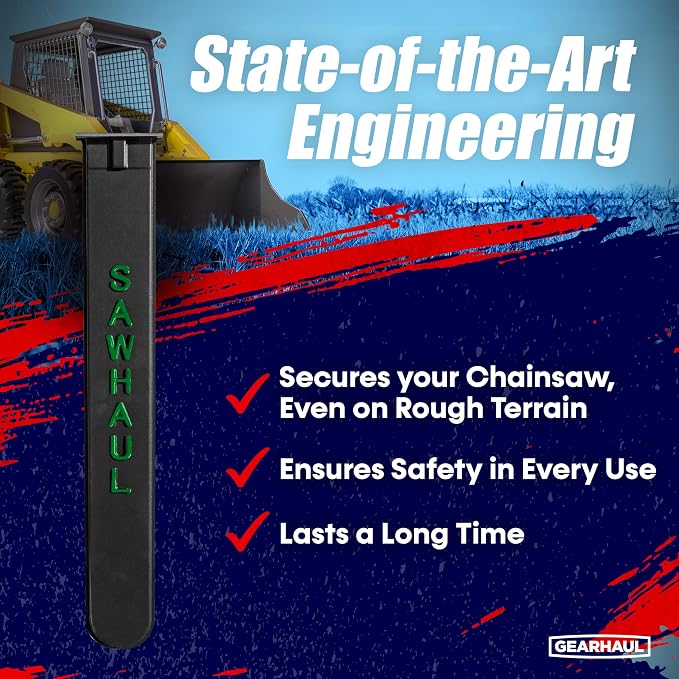 SawHaul Universal Tractor Chainsaw Holder - Image 4