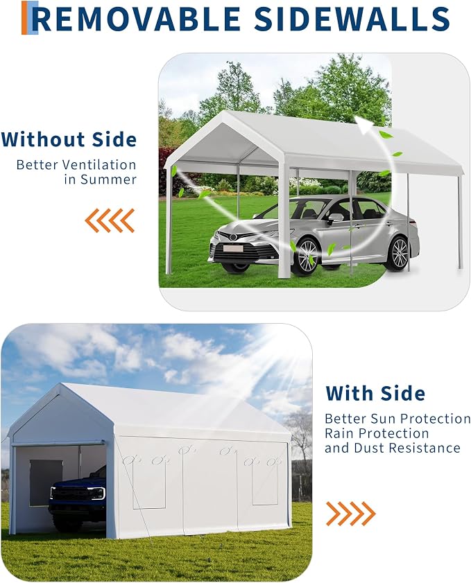 10 x 20FT Heavy Duty Carport - Image 2